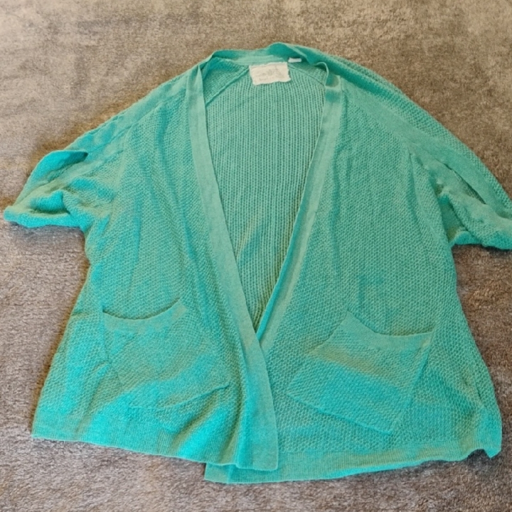 Angel Of The North Anthropologie Mint Cocoon Cardigan